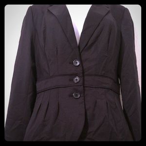 Elle Suit Jacket / Blazer Button Up Size 6